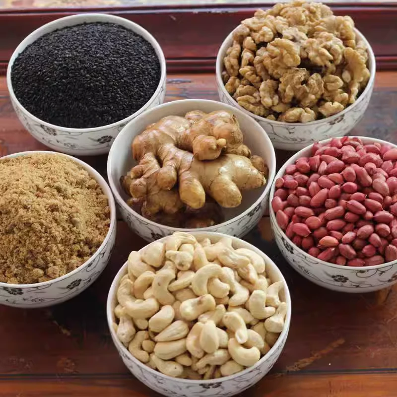 温州姜茶红糖坚果姜粉特产纯手工松子坚果姜茶温州特产红糖姜茶