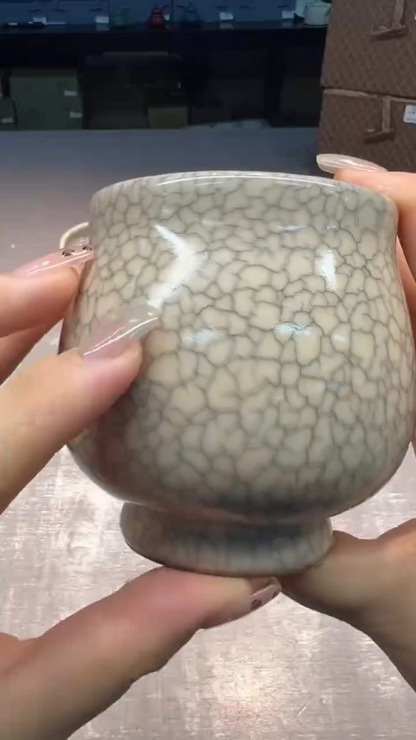 【闪购商品】叶维德 哥窑 弥勒杯