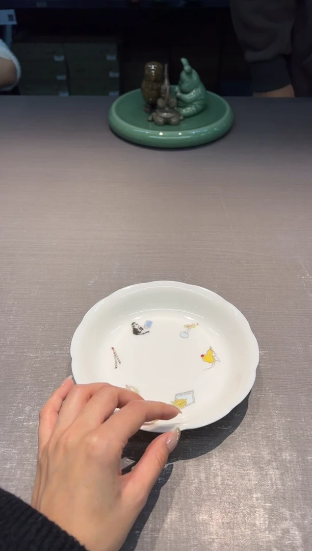【闪购商品】玻璃茶盏猫趣壶承