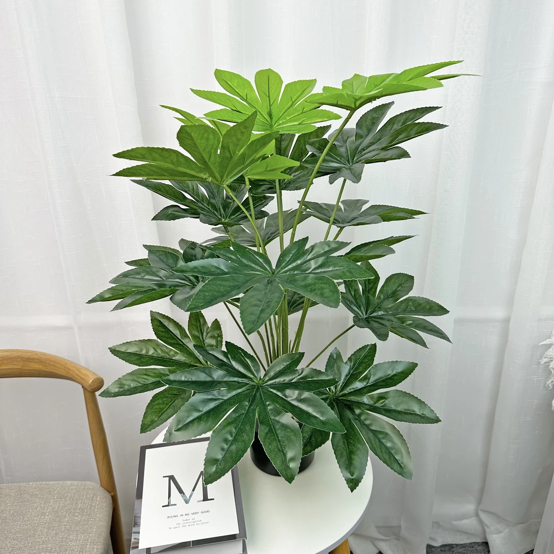 仿真绿植寓意布置装饰家里手工绿色清新展示简约仿真室内植物盆景