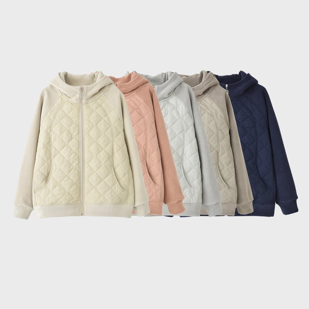 早春新款夹棉韩版防风加厚上衣棉服百搭显瘦连帽休闲外套女6053