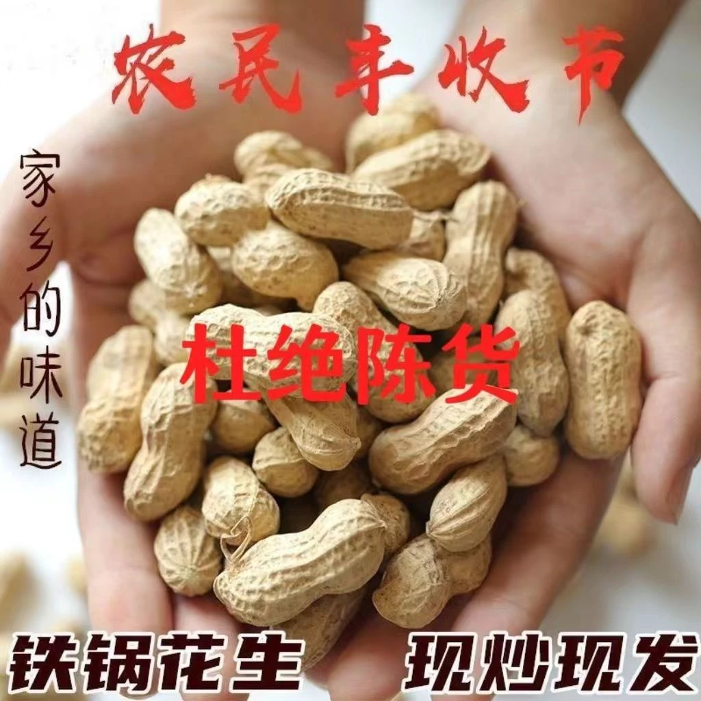 农家手工多味铁锅炒花生东北小珍珠香甜酥脆饱满营养醇香天然美味