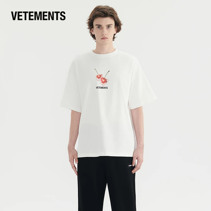 VETEMENTS新款男士夏季短袖T恤情侣潮流时尚休闲百搭T恤34352008