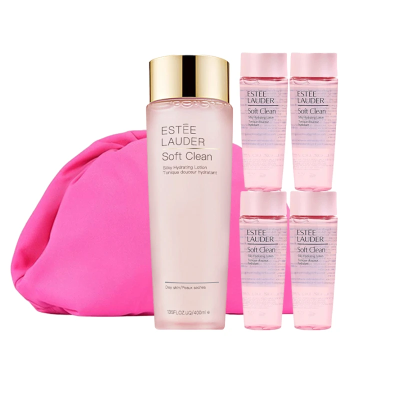 雅诗兰黛保湿莹润水400ml+50ml×4个补水中样