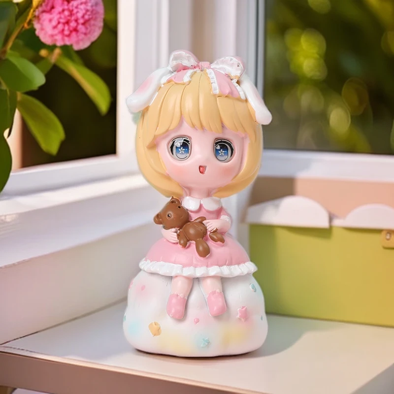 【8.8两只装】中号11cm石膏娃娃星河公主画画可爱款diy创意动手涂色