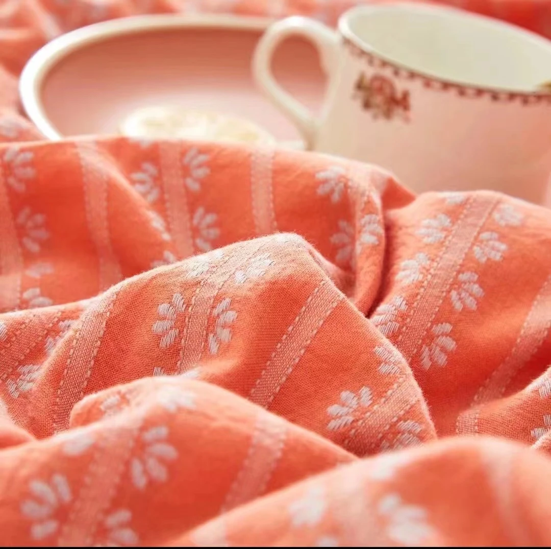 断码特价【精品被套】母婴A类超柔提花工艺  单人双人被套 贴身无毒