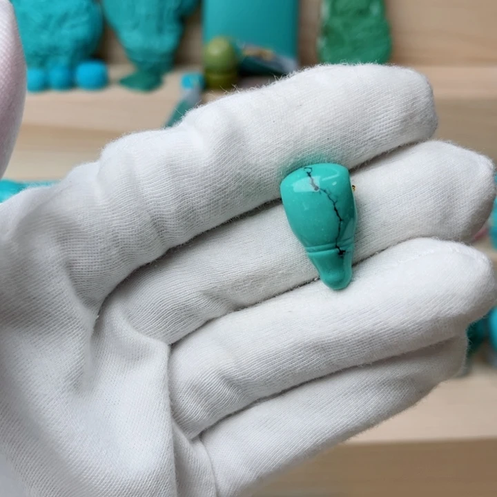 绿松石珠宝半成品未镶嵌