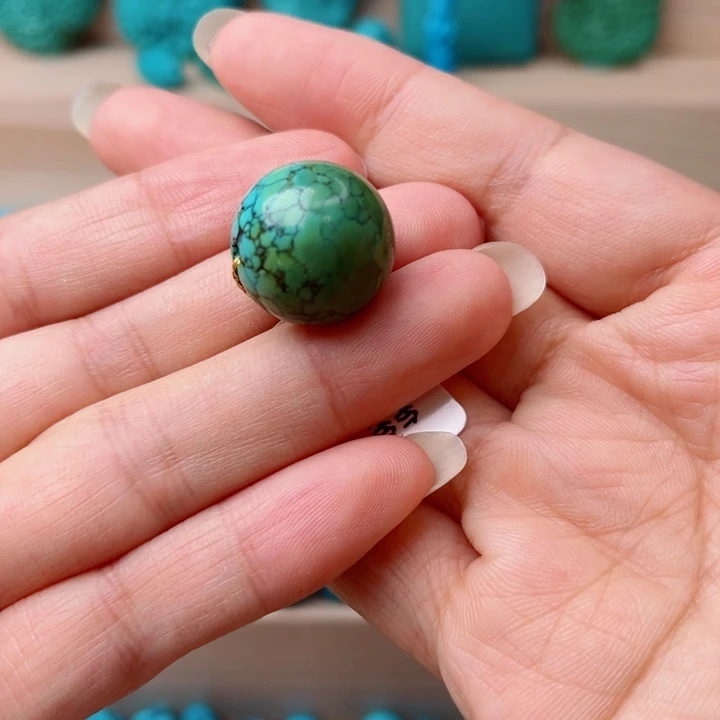 绿松石珠宝半成品未镶嵌