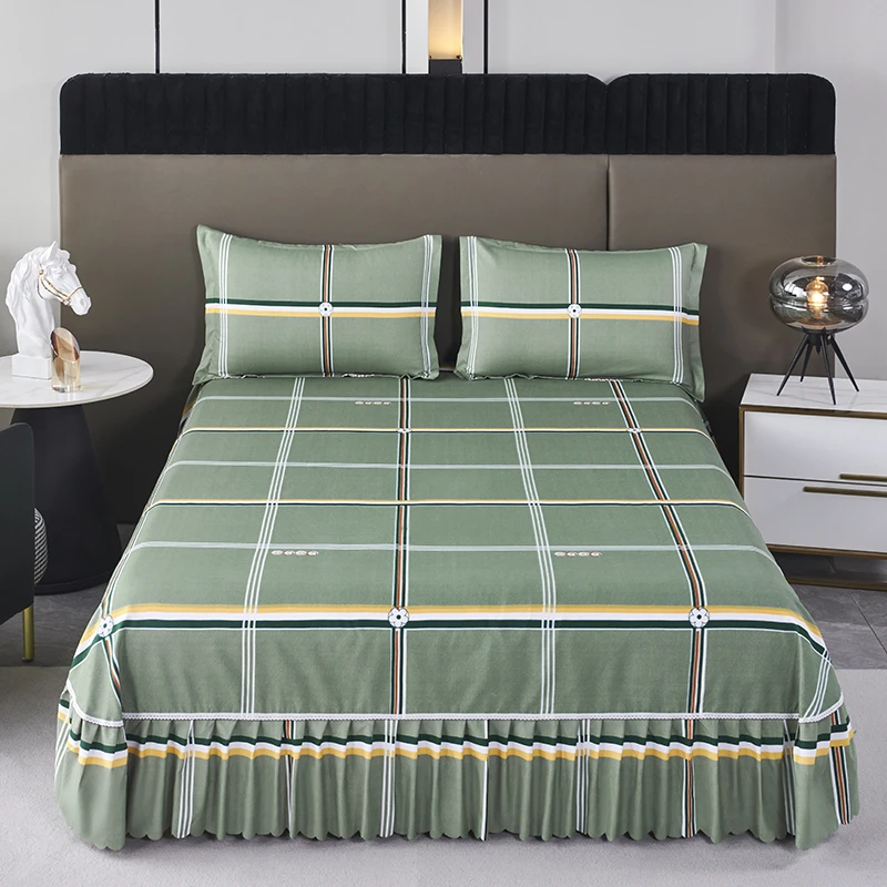 四季通用s高档韩版加厚床裙花边床单床罩床围席梦思防尘保护套