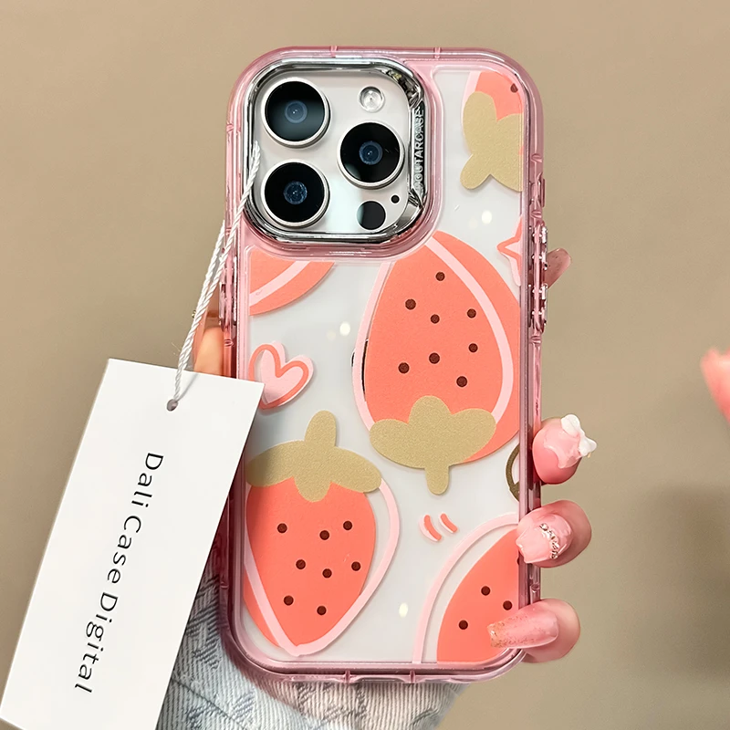 苹果15手机壳iphone14新款全包13p女生爆款少女ins透明简约可爱新