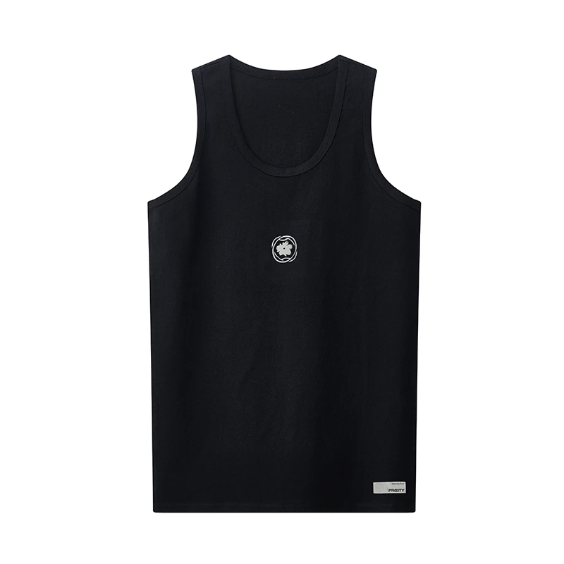 PROCITY坎肩背心男圆领无袖T恤宽松透气纯棉运动休闲健身训练上衣