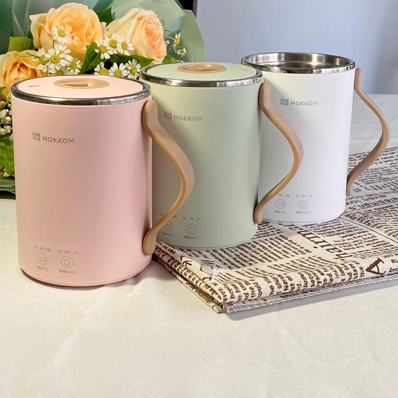 mokkom磨客养生杯家用办公室小型一人煮粥神器加热杯烧水杯电热杯