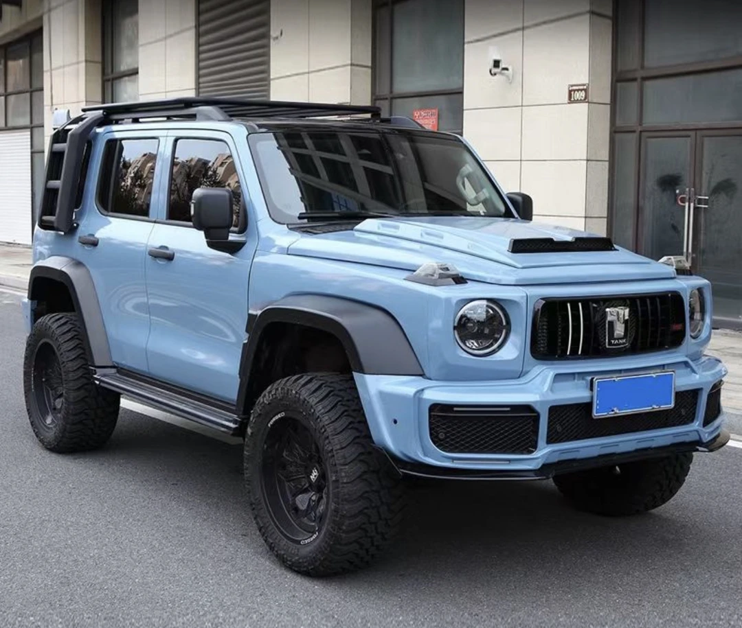 坦克300行李架车顶拓展平台爬梯改装机侧帐篷爬梯改装件后书包