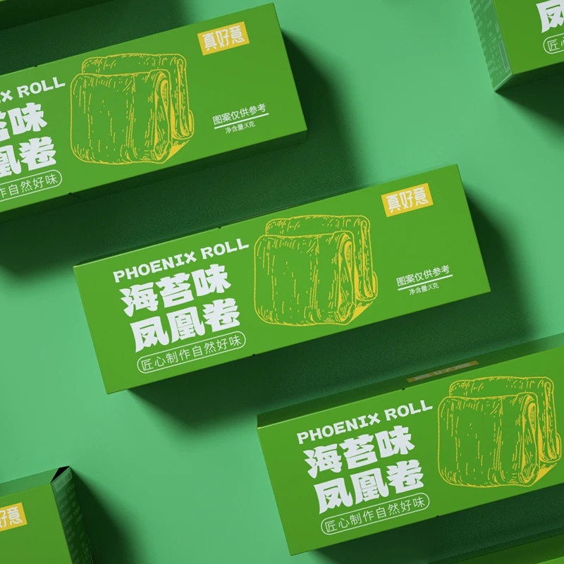 海苔味凤凰卷手工蛋卷零食办公室糕点心营养酥香酥脆独立包装优选