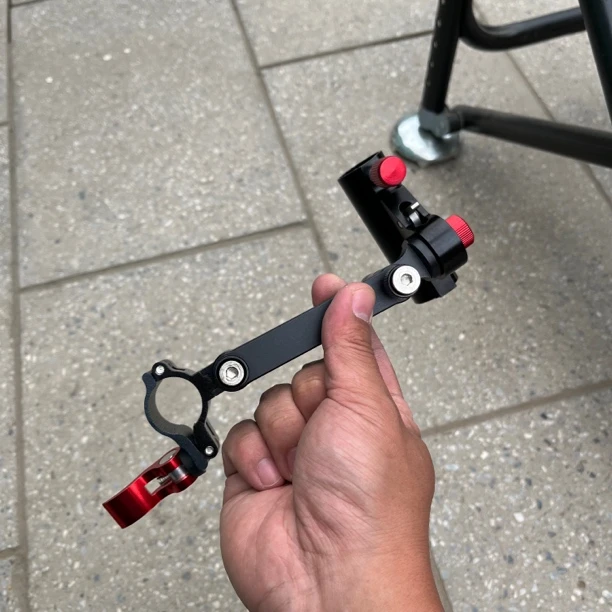 铝合金钓椅拐角钓椅万向拐角炮台架（海山）