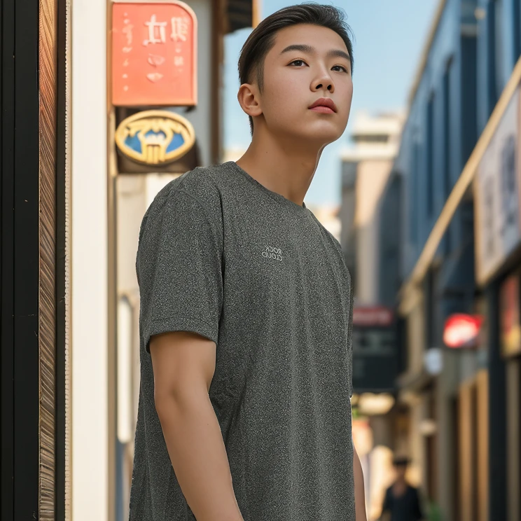 RockCloud岩云春夏户外运动休闲时尚舒适快干短袖速干T恤100120