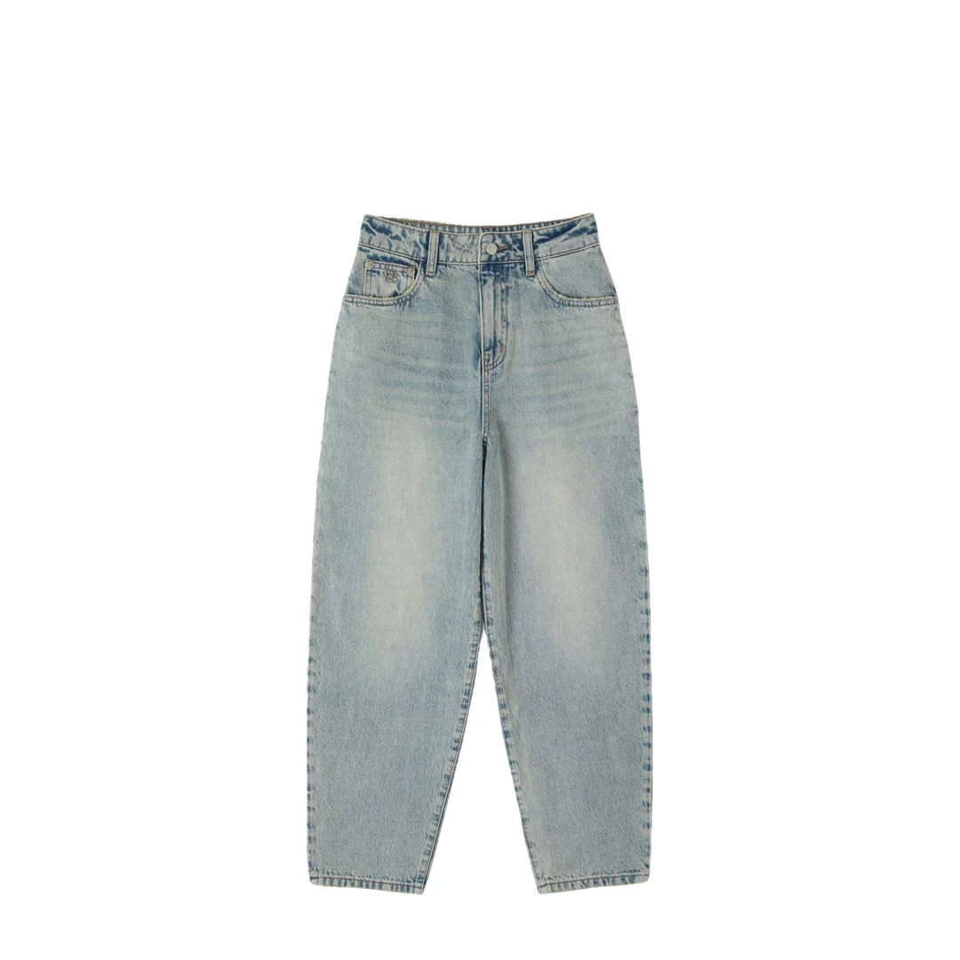 【贝贝专属】（小蝴蝶）2024春夏新款时尚百搭休闲潮流直筒牛仔裤