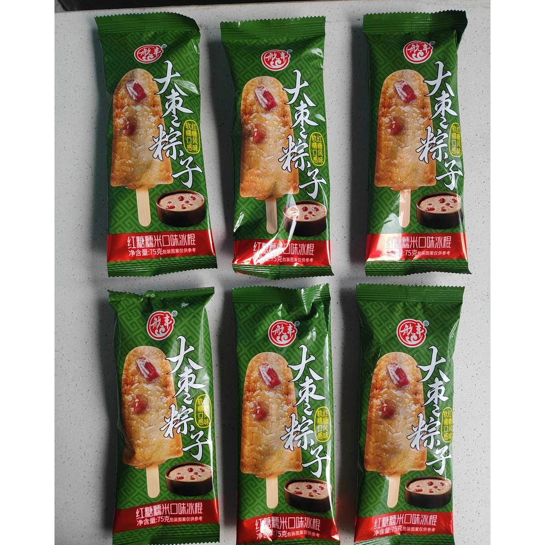 大枣粽子红糖糯米口味雪糕75g/支 六支装