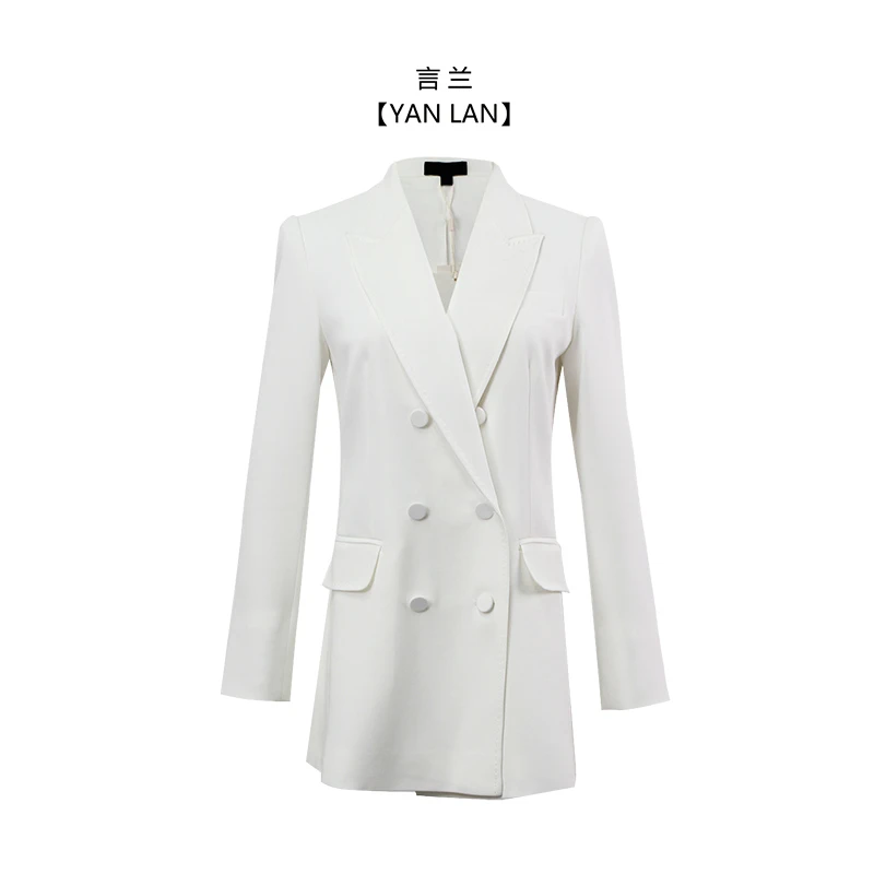 【89-129】言兰时尚西装气质休闲设计师春夏女士西服