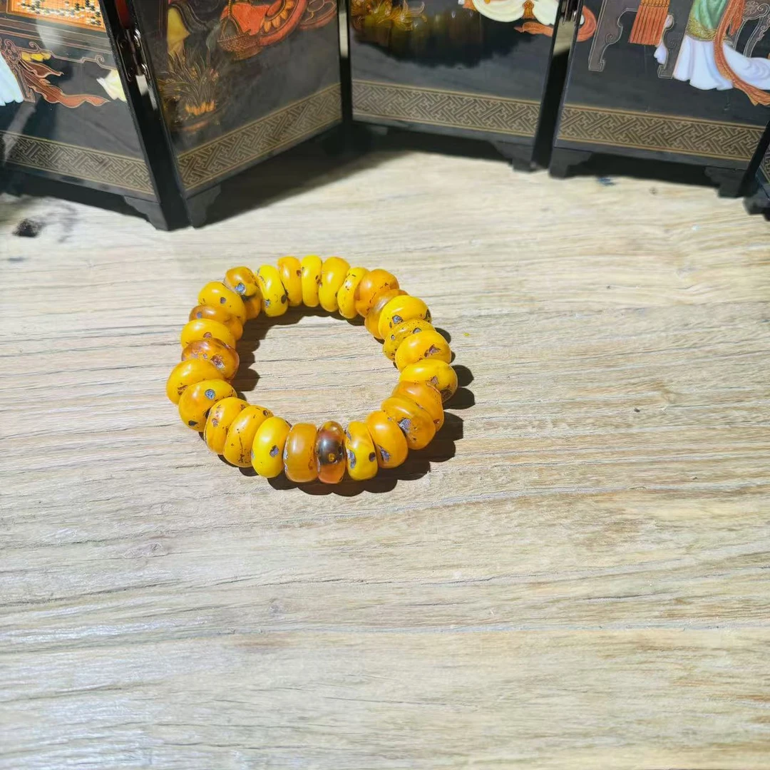 原皮蜜蜡手串（精）