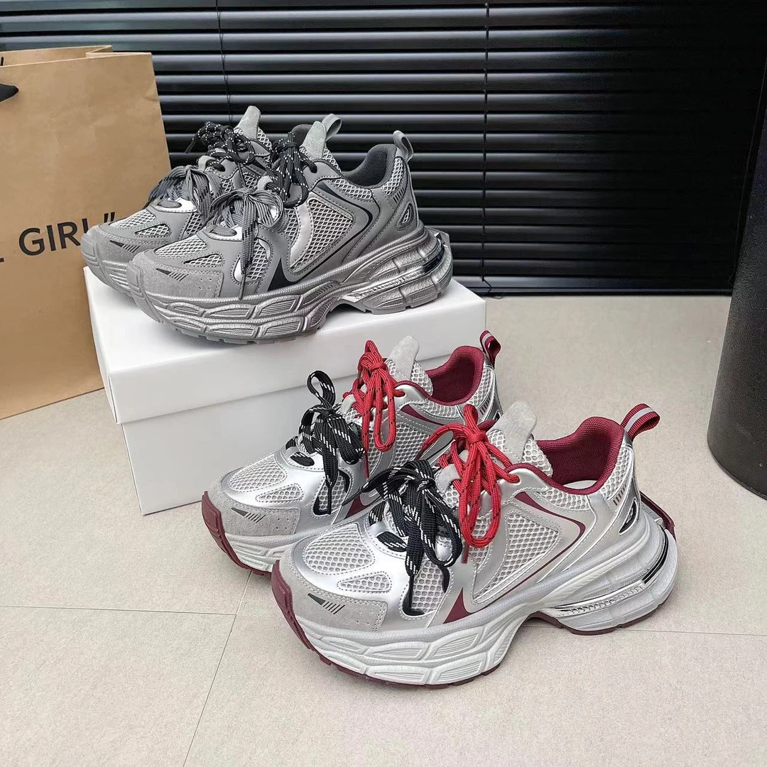 爆款老爹鞋女ins潮透气2024秋季新款百搭韩版街拍超火运动休闲鞋