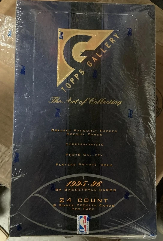 1995-96 topps gallery 画廊系列 搏黑色金版乔丹大比例