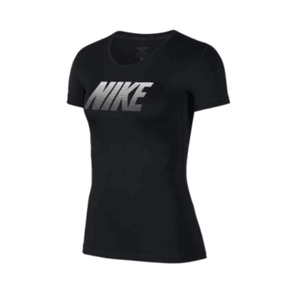NIKE耐克 PRO 女子跑步训练速干透气吸汗紧身短袖T恤 908610-010