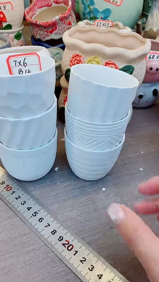 【闪购商品】陶瓷20CM以下@@B16复古老桩2件套