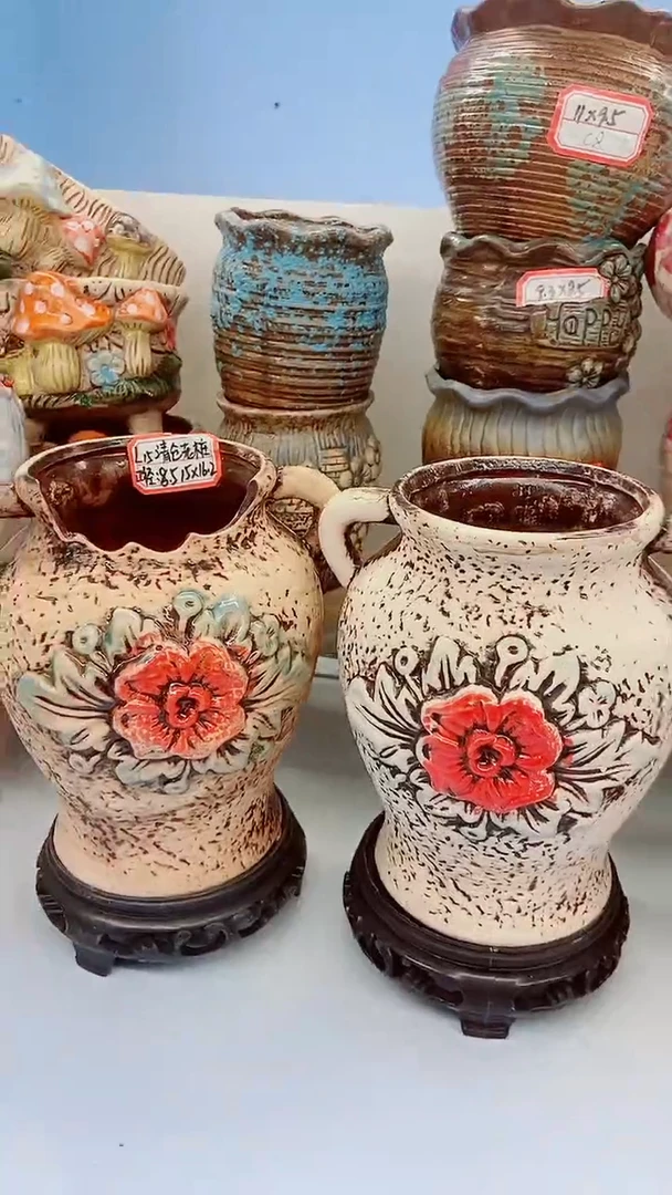 【闪购商品】陶瓷20CM以下@@L15清仓老桩2件套