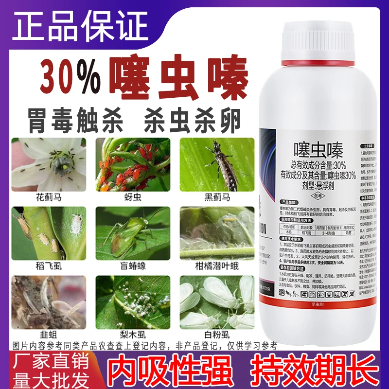 噻虫嗪蚜虫飞虱蓟马绿叶蝉地下害虫杀手果树蔬菜水稻杀虫剂农用药