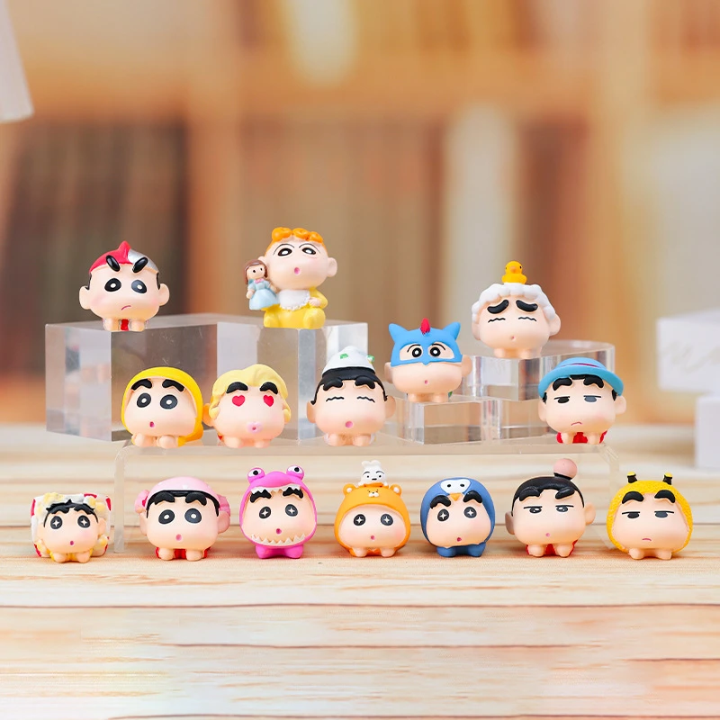 【拆】小新总动员萌粒盲盒摆件