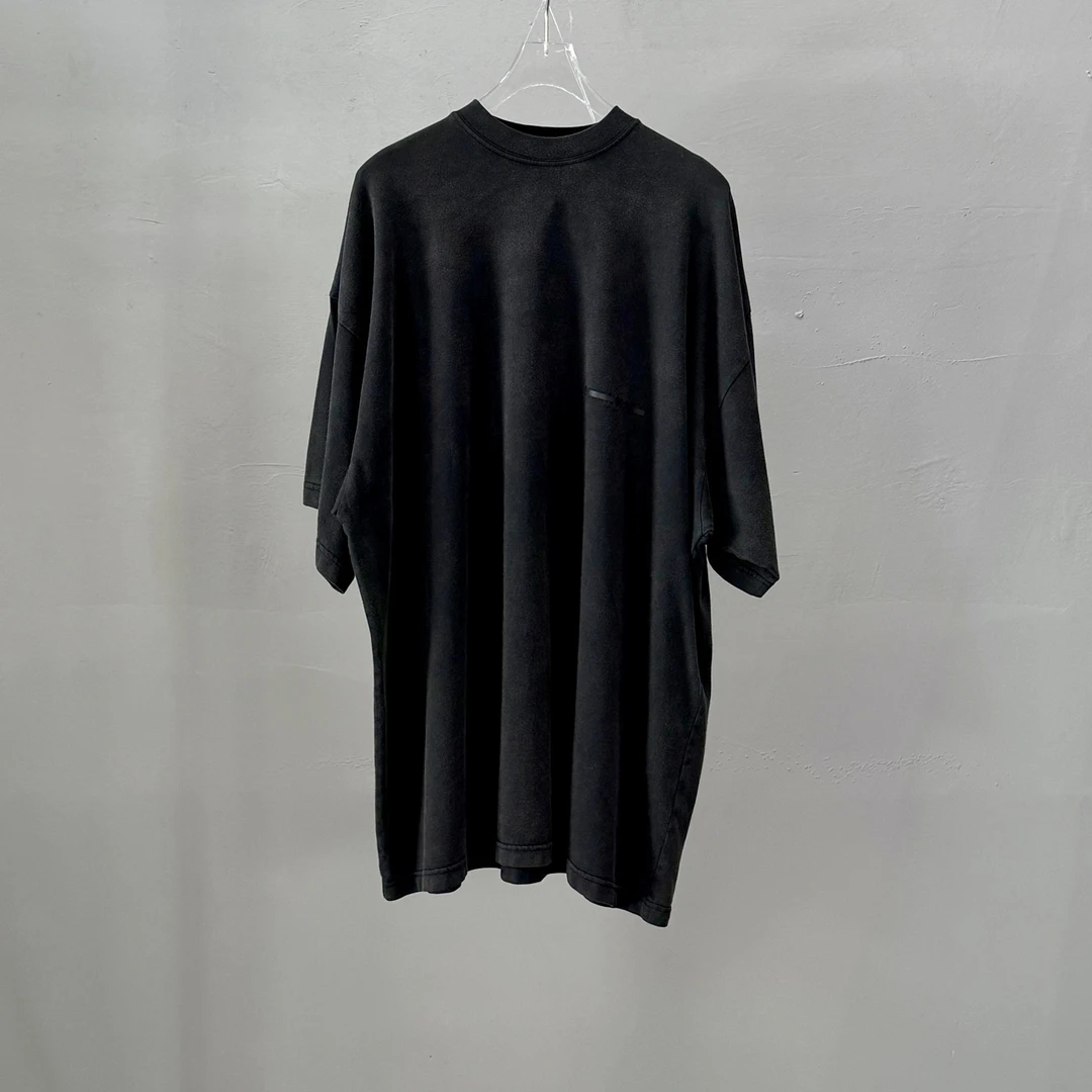 95新 Balenciaga/巴黎世家 删除线短袖T恤/2码/SW23802