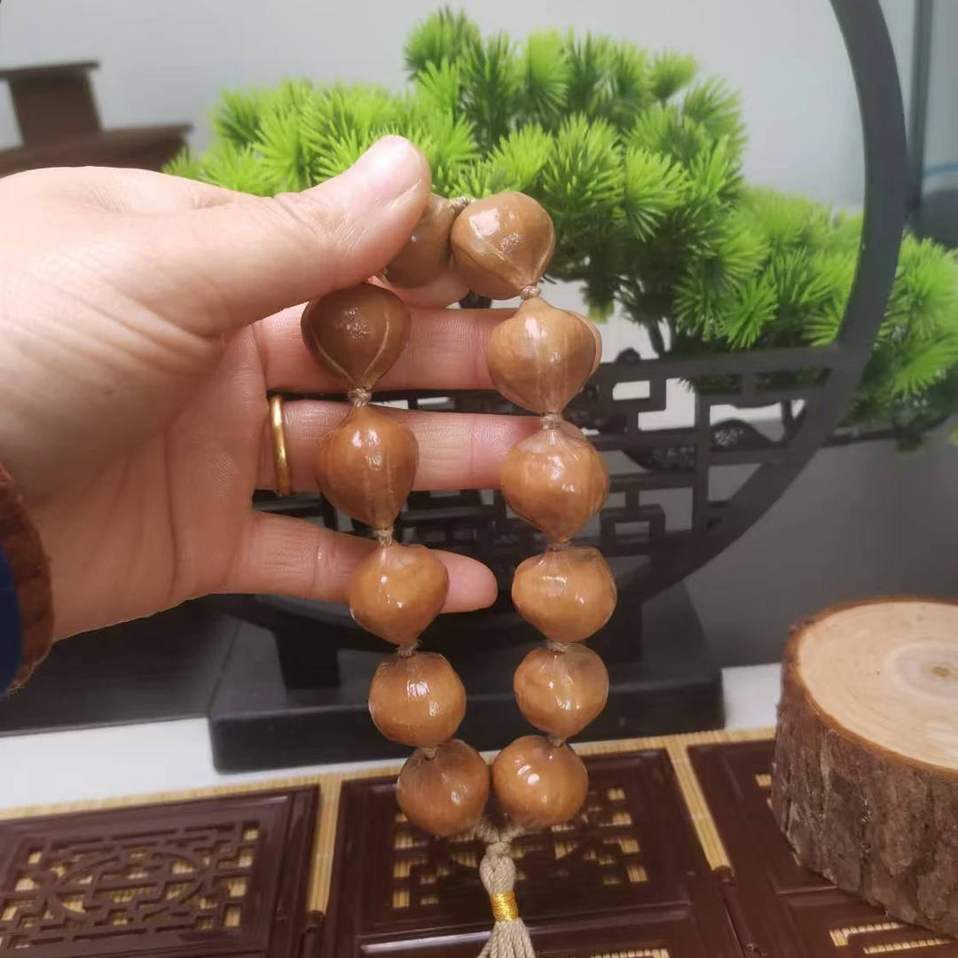 橄榄核铁蒜头手串 2.0