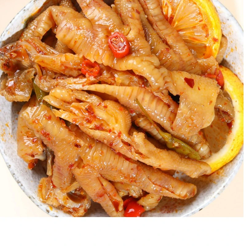 柠檬酸辣无骨鸡爪250克*1袋开袋即食手工