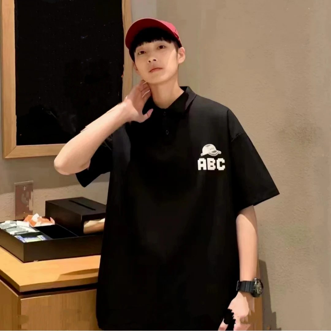 好多多不男童2024夏季休闲百搭宽松POLO衫8053