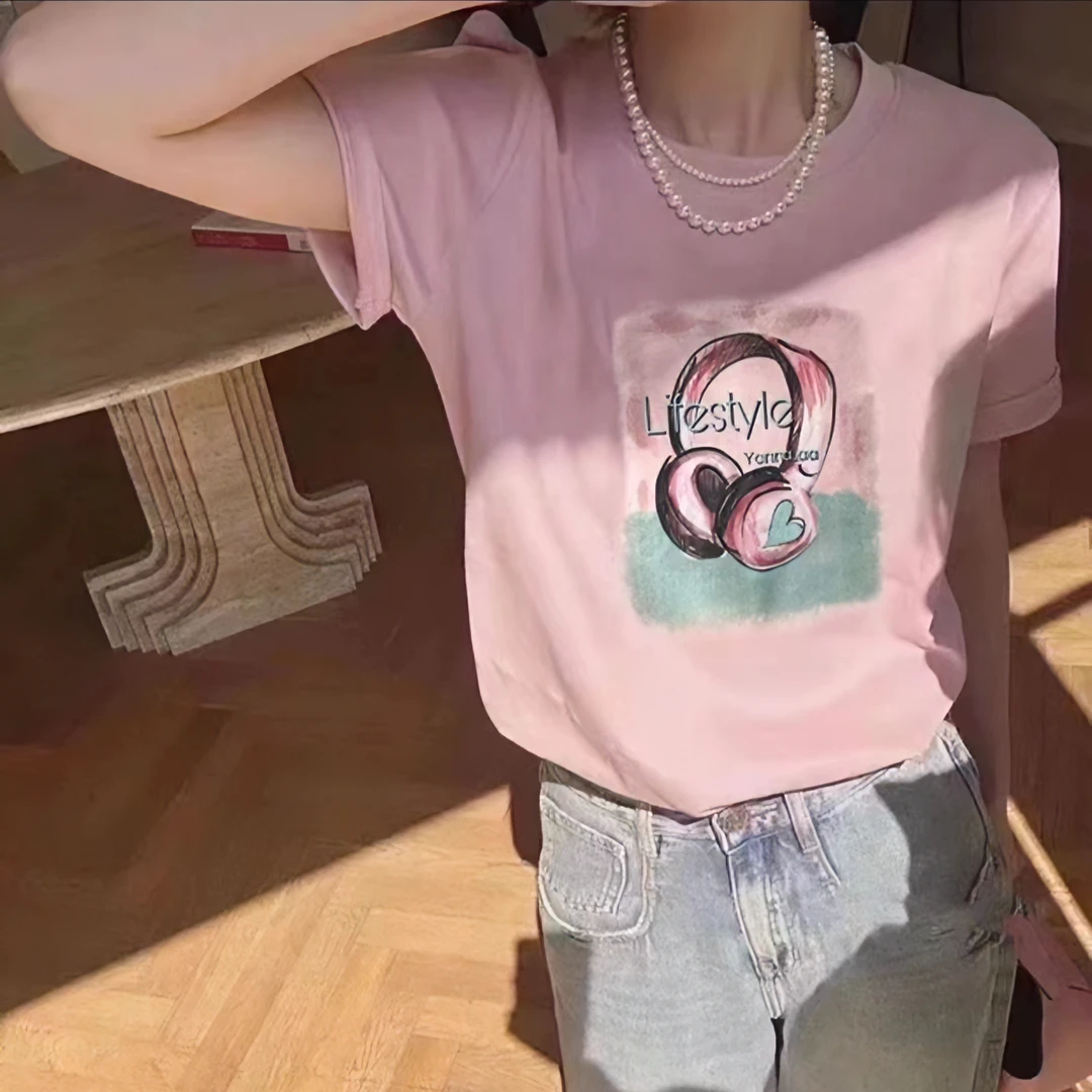 好多多李女童夏季休闲百搭款T恤6219