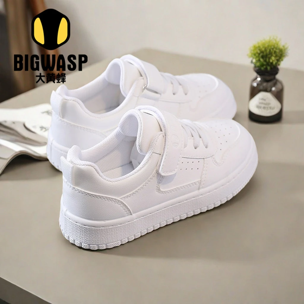 大黄蜂童鞋校园小白鞋女童鞋子宝宝秋款鞋子儿童鞋儿童板鞋男童鞋
