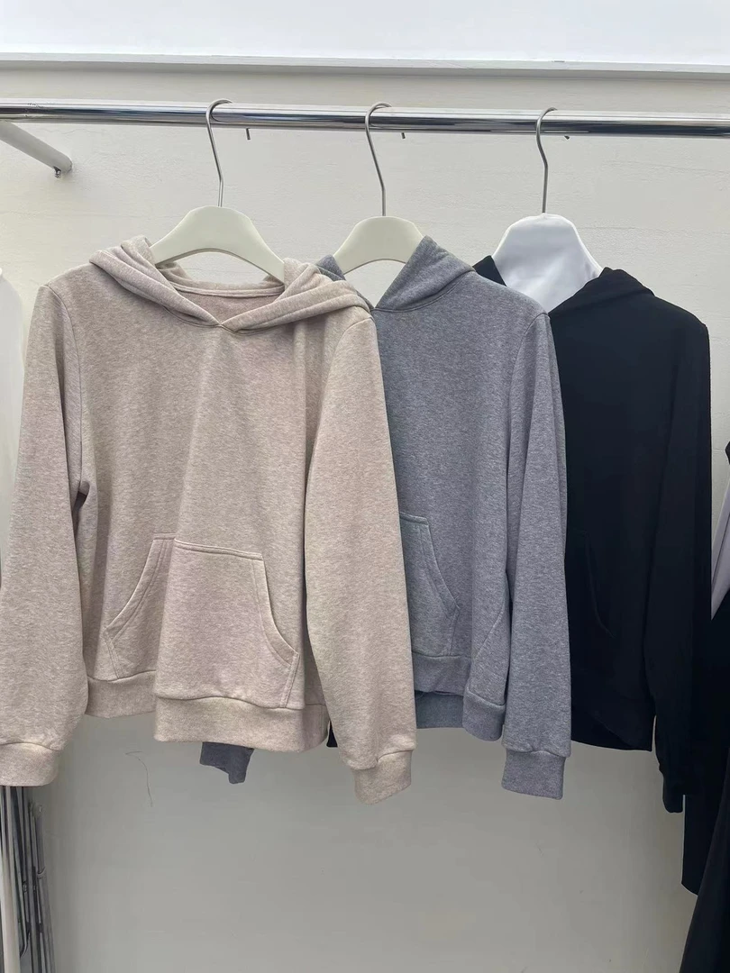 超软糯连帽套头卫衣 1802