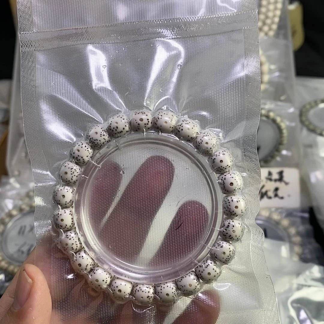 星月菩提手串原白10