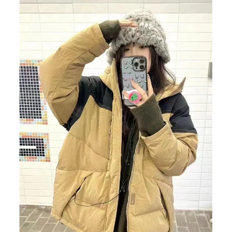 李宁火锅羽绒服女肖战同款2024冬季新款加厚防风保暖休闲雪山外套