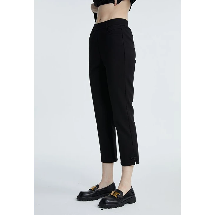 水淼 冬季加绒直筒裤 9375