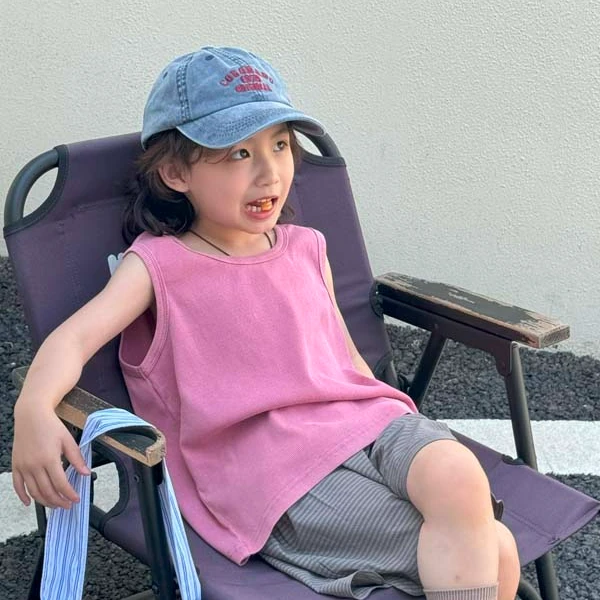 【80码、130码、140码-断码福利】2024夏款无袖坎肩背心V54221