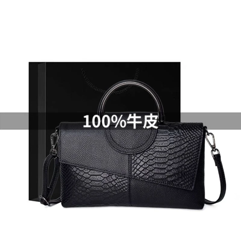 真皮手拿包女新款潮大容量女士斜挎包时尚气质宴会手包女士手提包