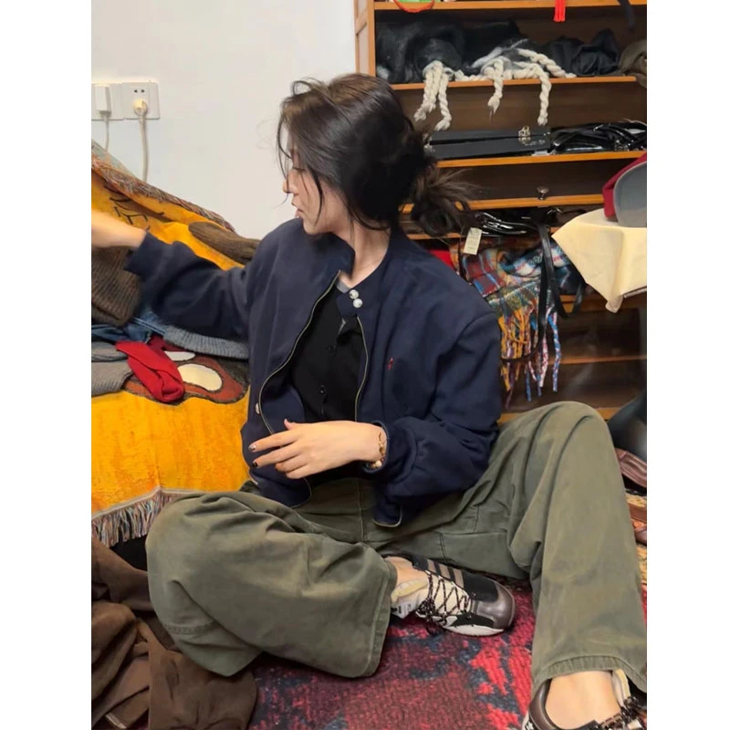 【Kk】小马驹子| * 美式复古宽松灯芯绒夹克短外套