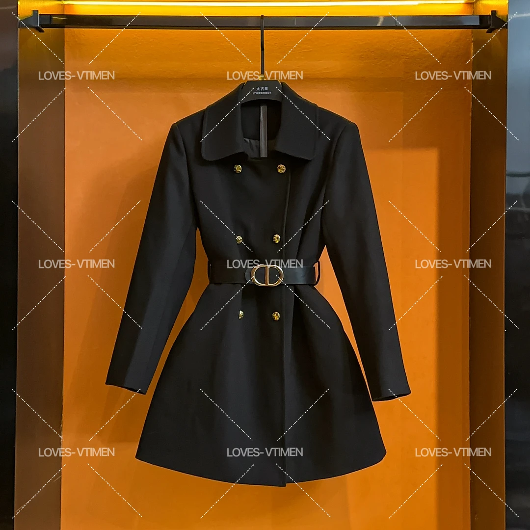 【小鬼专属】羽绒白鸭绒羊毛时尚设计师轻奢显瘦收腰LOVES-A1365