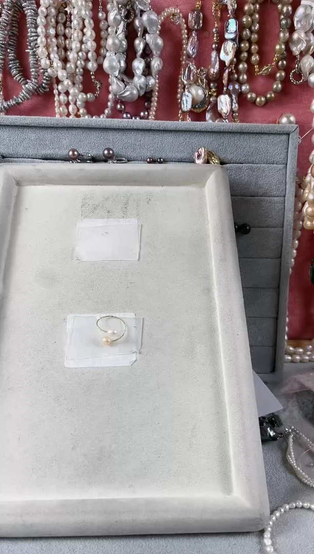 【闪购商品】海水珍珠戒圈未镶嵌【纯恬】