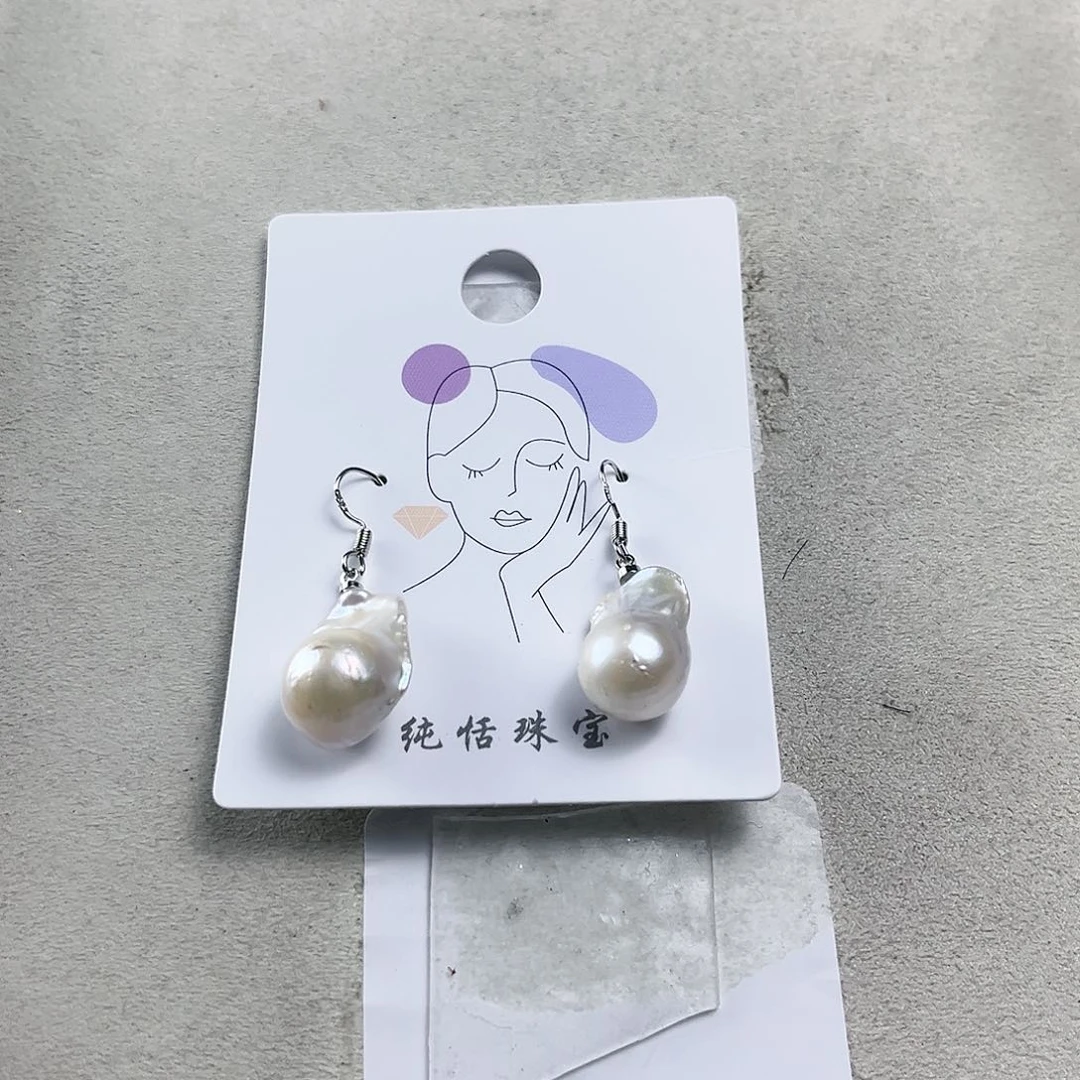 淡水珍珠耳饰未镶嵌【纯恬】