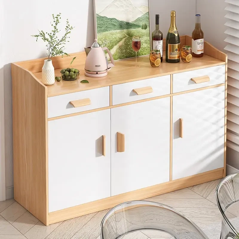 【巷予】餐边柜厨房橱柜碗柜茶水柜储物柜矮柜靠墙置物架收纳