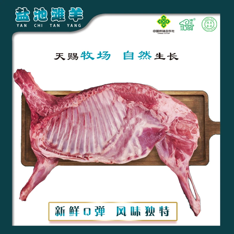 半羊/整羊现场称斤-宁夏盐池滩羊/新鲜羊肉/羊腿/羊排/羊蝎子