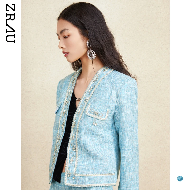 【达人专属】ZRAU精致轻奢质感吸睛小香风短外套91040011001